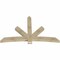 Ekena Millwork Alberta Rough Sawn Timber Gable Bracket, Douglas Fir, 84"W x 53"H x 4"D x 6"F, 15/12 Pitch GBW084X53X0406ALB00RDF - alternate 3